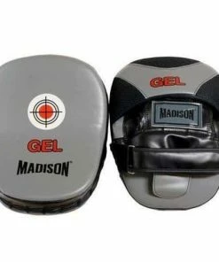 BOXING / MUAY THAI / MMA Madison GEL Focus Mitts - Grey Boxing