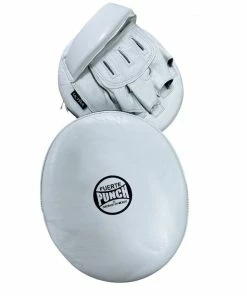 Punch Mexican Fuerte Ultra Air Leather Focus Pads PAIR - Red / White 31 Punch Mexican Fuerte Ultra Air Leather Focus Pads PAIR - Red / White