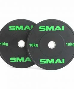 SMAI - HD Bumper Plates (Pair) - 10kg WEIGHTLIFTING