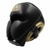 Adidas Adistar Pro Leather Head Guard - Black / Gold BOXING / MUAY THAI / MMA 2 Adidas Adistar Pro Leather Head Guard - Black / Gold BOXING / MUAY THAI / MMA