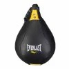 BOXING / MUAY THAI / MMA Everlast Kangaroo Leather 10" Speed Ball Bag - Black