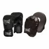 Everlast Tempo Boxing Gloves + Focus Pads Mitts Combo Kit - Black BOXING / MUAY THAI / MMA