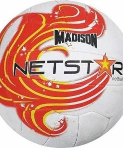 Madison Netstar Netball - Red Size 5