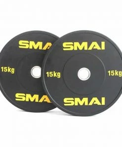 SMAI - HD Bumper Plates (Pair) - 15kg WEIGHTLIFTING