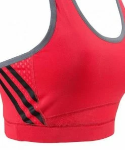 Adidas Train Brast Sports Bra – Shock Red T-Shirts