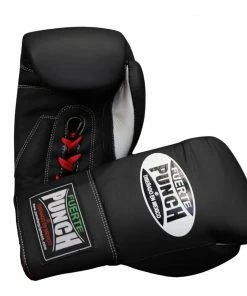 Punch Mexican Fuerte Lace Up Leather Boxing Gloves