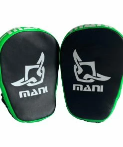 Mani Kids Curved Focus Pads - Green BOXING / MUAY THAI / MMA