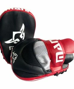BOXING / MUAY THAI / MMA Mani Kids Curved Focus Pads - Red
