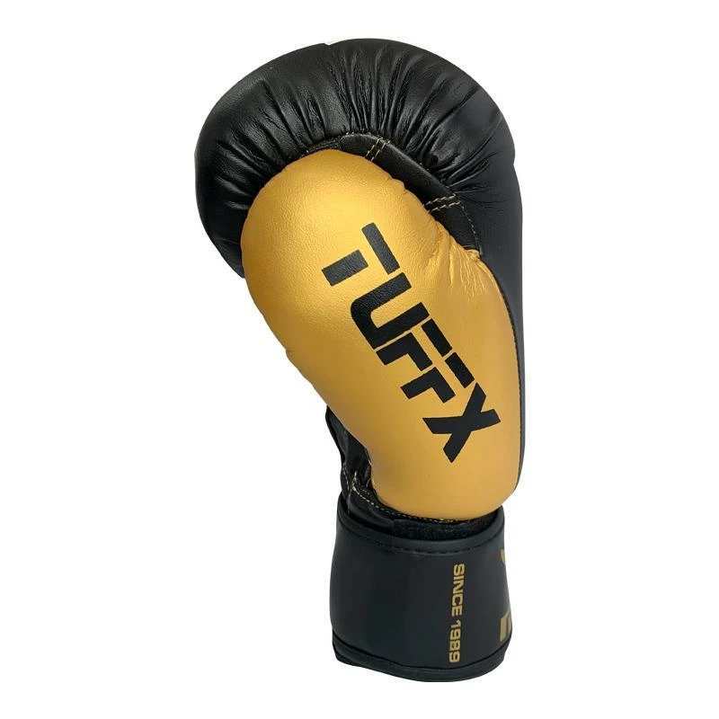 Mani TUFFX Boxing Gloves - Black & Gold 8 Mani TUFFX Boxing Gloves - Black & Gold