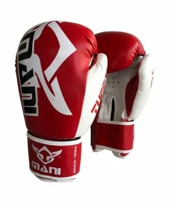 BOXING / MUAY THAI / MMA Mani TUFFX Boxing Gloves - Red & White