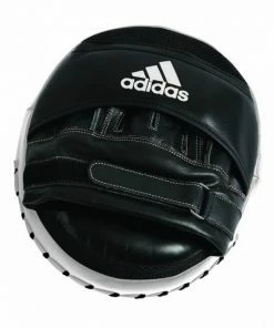 Adidas Ultimate Classic Leather Focus Pads PAIR - Black / White