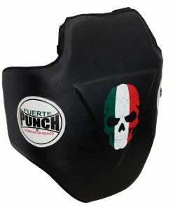 Punch Day Of The Dead Mexican Chest Guard - Black BOXING / MUAY THAI / MMA