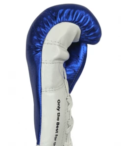 BOXING / MUAY THAI / MMA Adidas Speed 750 Adistar Pro Fight Boxing Gloves - Metallic Blue White – 8oz