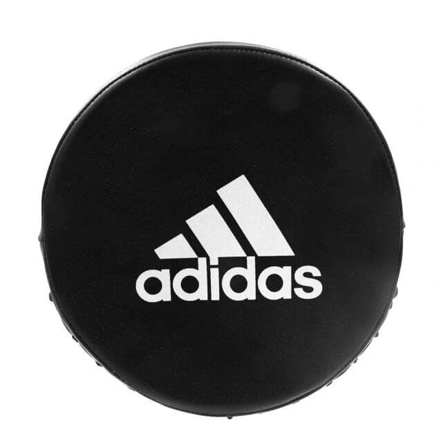Adidas Pro Disk Boxing Leather Punch Mitt / Shield - Black BOXING / MUAY THAI / MMA 3 Adidas Pro Disk Boxing Leather Punch Mitt / Shield - Black BOXING / MUAY THAI / MMA