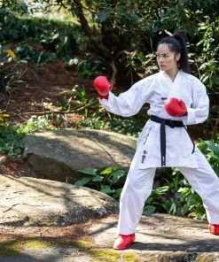 SMAI WKF Karate Uniform 7oz Kumite Jin Elite Gi Double Stitched 100% Polyester MARTIAL ARTS