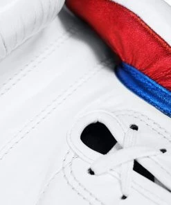 BOXING / MUAY THAI / MMA Adidas Adispeed Lace Up Pro Boxing Gloves - White Blue Red 24 BOXING / MUAY THAI / MMA Adidas Adispeed Lace Up Pro Boxing Gloves - White Blue Red