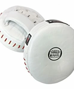 Punch Mexican Fuerte Ultra Air Leather Focus Pads PAIR - Red / White 33 Punch Mexican Fuerte Ultra Air Leather Focus Pads PAIR - Red / White