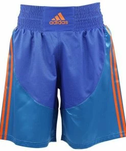 Adidas Multi Boxing Shorts – Metallic Blue BOXING / MUAY THAI / MMA
