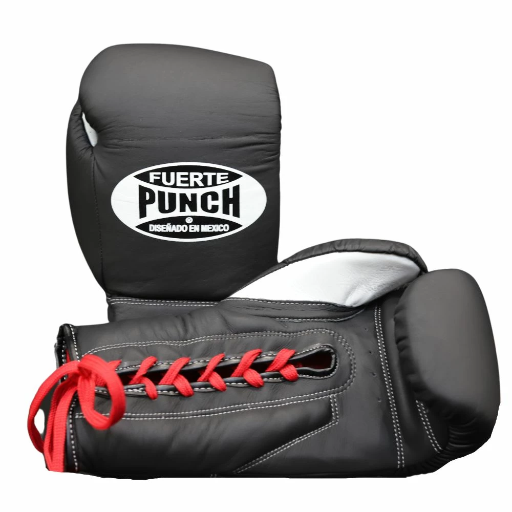 Punch Mexican Fuerte Lace Up Leather Boxing Gloves 9 Punch Mexican Fuerte Lace Up Leather Boxing Gloves