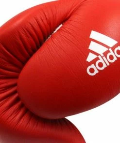 Adidas Adispeed Pro Boxing Gloves With Strap - Red White Green BOXING / MUAY THAI / MMA