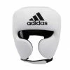 Adidas Adistar Pro Leather Head Guard - White