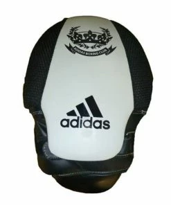 BOXING / MUAY THAI / MMA Adidas Leather Heavy Duty Focus Pads PAIR - Black
