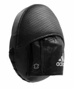 Adidas Pro Disk Boxing Leather Punch Mitt / Shield - Black BOXING / MUAY THAI / MMA 16 Adidas Pro Disk Boxing Leather Punch Mitt / Shield - Black BOXING / MUAY THAI / MMA