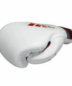 BOXING / MUAY THAI / MMA Adidas Adispeed Lace Up Pro Boxing Gloves - White Blue Red 25 BOXING / MUAY THAI / MMA Adidas Adispeed Lace Up Pro Boxing Gloves - White Blue Red