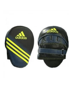 Adidas Speed Training Focus Mitts Punch Pads Black & Yellow BOXING / MUAY THAI / MMA