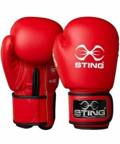 STING AIBA Competition Leather Boxing Gloves BOXING / MUAY THAI / MMA