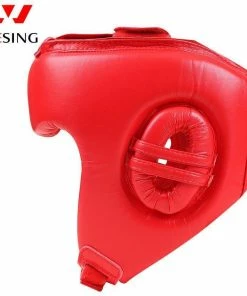 Morgan Wesing AIBA Approved Open Face Leather Sparring Head Guard Red/Blue BOXING / MUAY THAI / MMA 11 Morgan Wesing AIBA Approved Open Face Leather Sparring Head Guard Red/Blue BOXING / MUAY THAI / MMA