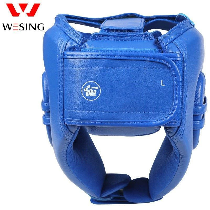 Morgan Wesing AIBA Approved Open Face Leather Sparring Head Guard Red/Blue BOXING / MUAY THAI / MMA 8 Morgan Wesing AIBA Approved Open Face Leather Sparring Head Guard Red/Blue BOXING / MUAY THAI / MMA
