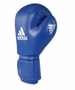 BOXING / MUAY THAI / MMA Adidas Leather Boxing Gloves 10oz 12oz Blue Red AIBA Approved