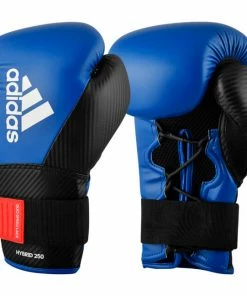 BOXING / MUAY THAI / MMA Adidas Hybrid 250 Training Gloves – Blue Black