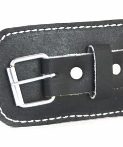 WEIGHTLIFTING MANI Leather Fitness Gym Ankle Belt Strap Weight Lifting Strength