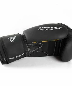 Punch Armadillo Safety Bag Gloves Black BOXING / MUAY THAI / MMA 18 Punch Armadillo Safety Bag Gloves Black BOXING / MUAY THAI / MMA