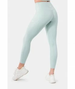 Sting Aurora Coral Womens Leggings - Mint Green