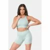 Sting Aurora Coral Impact Womens Sports Bra - Mint Green