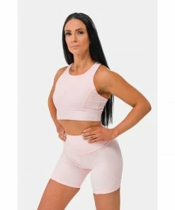 Sting Aurora Coral Impact Womens Sports Bra - Pink