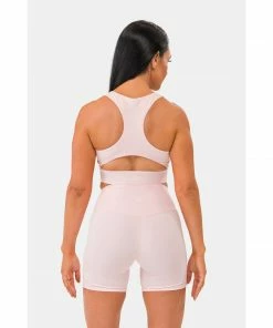 Sting Aurora Coral Impact Womens Sports Bra - Pink