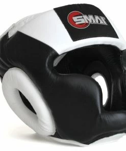 BOXING / MUAY THAI / MMA SMAI PRO85 Leather Training Boxing Head Guard Gear