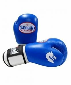 Morgan V2 Platinum Leather Sparring Gloves 10-12-14-16oz