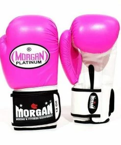 Morgan V2 Platinum Leather Sparring Gloves 10-12-14-16oz