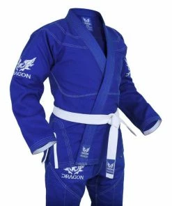 Morgan Dragon V2 450gsm BJJ Gi - IBJJF Approved (Blue) + Belt & Storage Bag MARTIAL ARTS