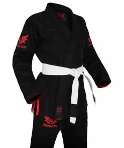 Morgan Dragon V2 450gsm BJJ Gi - IBJJF Approved (Black) + Belt & Storage Bag 11 Morgan Dragon V2 450gsm BJJ Gi - IBJJF Approved (Black) + Belt & Storage Bag