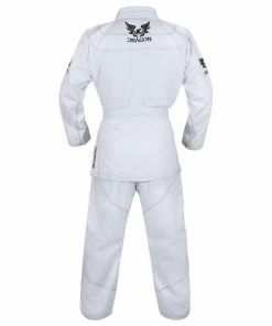 Morgan Dragon V2 450gsm BJJ Gi - IBJJF Approved (White) + Belt & Storage Bag