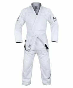 Morgan Dragon V2 450gsm BJJ Gi - IBJJF Approved (White) + Belt & Storage Bag