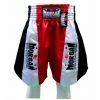 Morgan Elite Pro Boxing Shorts Deluxe Heavy Satin Red Blue
