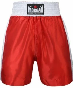 BOXING / MUAY THAI / MMA Morgan Boxing Shorts Heavy Satin Red Blue Black
