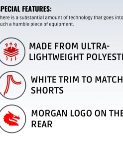 Morgan Boxing Singlet Red / Blue Ultra Light Weight Polyester